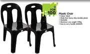 Plastic Chair-2 Nos