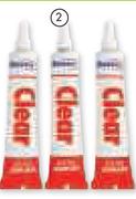 Bostik Prestik Clear Adhesive-3x25ml Packs