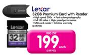 Lexar 32GB Premium Card With Reader-Each