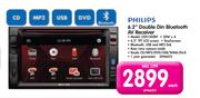 Philips 6.2" Double Din BluetoothAV Receiver CED1500BT