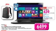 Lenovo 15.6" IdealPad Core i3 Notebook Bundle G5070-Per Bundle-My Gig 2