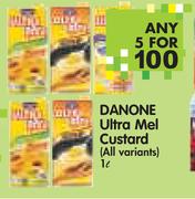 Danone Ultra Mel Custard(All Variants)-5x1L