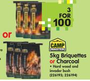 Camp Master 5kg Briquettes or Charcoal-3's