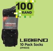 Legend 10 Pack Socks