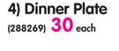 Stoneware Dinner Plate-Each