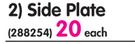 Stoneware Side Plate-Each