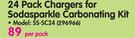 24 Pack Chargers for Soda Sparkle Carbonating Kit SS-SC24-Per Pack