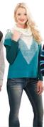 Legend Ladies Chevron Poncho