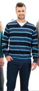 Legend Mens Striped Knitwear