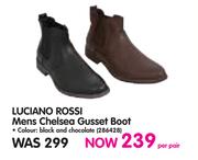 Legend Luciano Rossi Mens Chelsea Gusset Boot-Per Pair