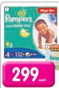 Pampers Active Mega Box of 111's/120's/132's or150's