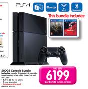 PS4 500GB Console Bundle-Per Bundle