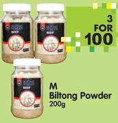 M Biltong Powder-3x200g