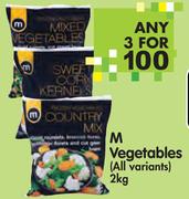 M Vegetables(All Variants)-3x2Kg