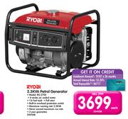 Ryobi 2.5KVA Petrol Generator RG-2700