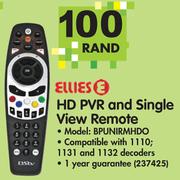 Ellies HD PVR And Single View Remote BPUNIRMHDO