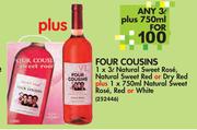 Four Cousins 3L Plus 750ml 