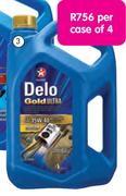 Caltex 5L Delo Gold Diesel Oil 