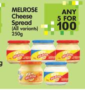 0Melrose Cheese Spread(All Variants)-5x250g