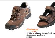 Olympic Mens Hiking Shoes-Trail Lo-Per Pair