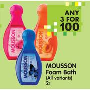 Mousson Foam Bath(All Variants)-2x3ltr