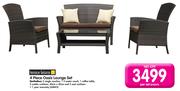 Terrace Leisure 4-Piece Oasis Lounge Set