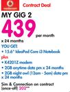 Lenovo 15.6" IdeaPad Core i3 Notebook Bundle G5070-On My Gig 2