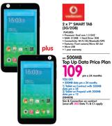 Vodacom 2x 7" Smart Tab(3G/2GB)-On 500MB Top Up
