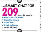 Samsung 5" Grand Neo Plus-On Smart Chat 1GB