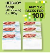 Lifebuoy Soap(All Variants)-6x200g
