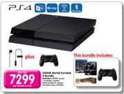 PS4 500GB Mortal Kombat X Bundle-Per Bundle