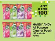 Handy Andy All Purpose Cleaner Pouch(All Variants)-8x750ml