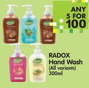Radox Hand Wash(All Variants)-5x300ml