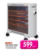 Goldair 4 Bar Quartz Heater GQH1236