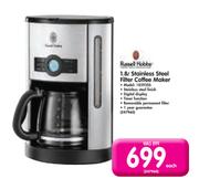 Russell Hobbs 1.8Ltr Stainless Steel Filter Coffee Maker 18592SS