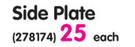 Westhighland Loose Dinnerware Dinner Side Plate-Each
