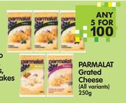 Parmalat Grated Cheese (All Variants)-5 x 250gm