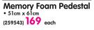 Members Mark Memory Foam Pedestal-51 x 61cm