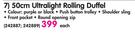 Tosca 50cm Ultralight Rolling Duffel
