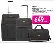 Elegant 3-Piece Elite Travel Set
