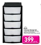 Big Jim 5 Drawer Storage Set