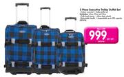 3-Piece Executive Trolley Duffel Set
