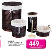Accent 5-Piece Laundry Set