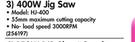Ryobi 400W Jig Saw HJ-400-Each