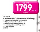 Seville Commercial Chrome Steel Shelving
