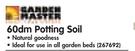 Garden Master 60dm Potting Soil-Each