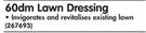 Garden Master 60dm Lawn Dressing-Each