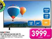 Sinotec 40" FHD LED TV STL-40E3000