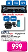 Sony Frot Loader+ 3 Way Speakers G1151/GTF1638-Per Bundle