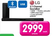 LG 2.1 Channel Soundbar